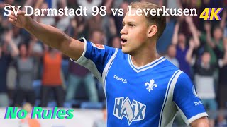 FC 24 Gameplay [PS5 4K] No Rules-SV Darmstadt 98 vs Leverkusen-BUNDESLIGA [EA SPORTS]
