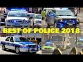 Police Car Responding Compilation BEST OF 2018 (2) - GREAT SIRENS