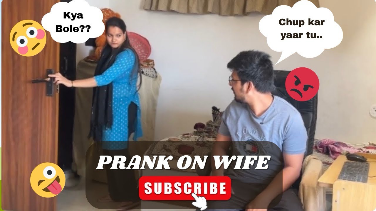 Anger Prank On Wife😜- She was shocked😳😤|indori bundelkhandi vlog