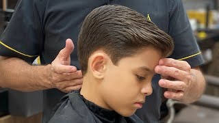 How to do a men's cut with scissors