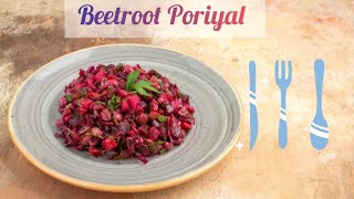 Spiced up Beetroot Poriyal❤️ பீட்ரூட் பொரியல் /A Flavorful Side Dish #easyrecipe