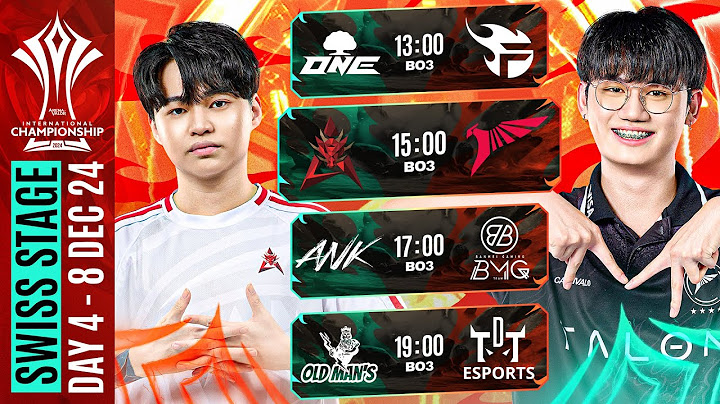 การแข่งขัน RoV นานาชาติ AIC 2024 รอบ Swiss Stage วันที่ 4
