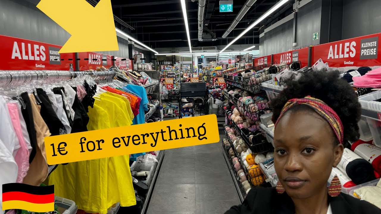 1 € store in Germany?( full tour) | Where to shop if you are on a budget in Germany #householditems