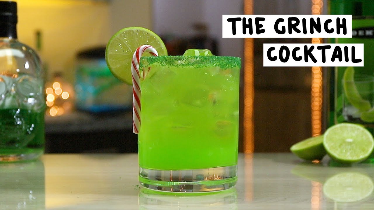 The Grinch Cocktail - Tipsy Bartender