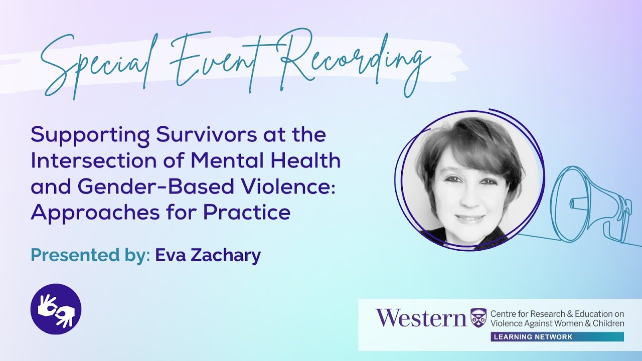 Supporting Survivors at the Intersection of Mental Health and Gender-Based Violence