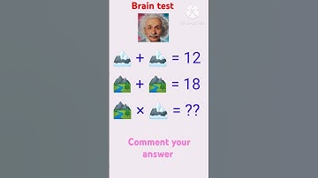 Brain test  || #maths #mathspuzzle #mathquiz #iqtest #trending