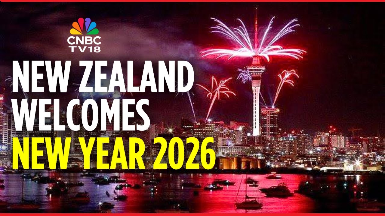 WATCH: New Zealand Rings in 2026 With Dazzling Fireworks in Auckland | New Year 2026 | N18G