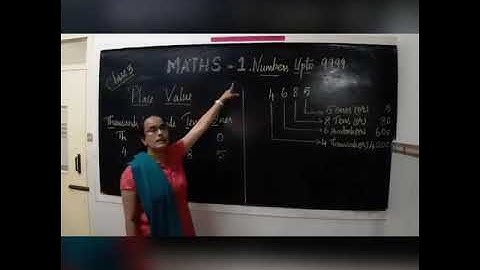 3rd std Maths- Numbers Upto 9999