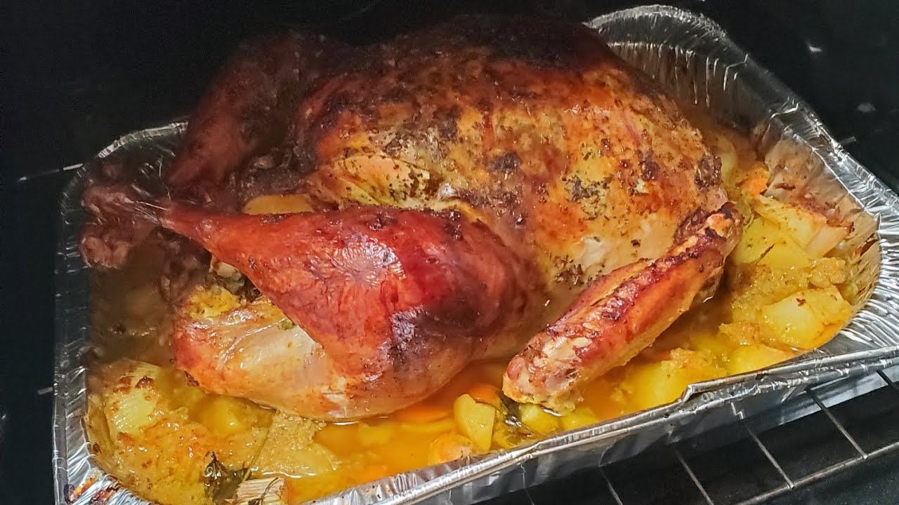 پخت بوقلمون برای روز شکرگزاری 🍗 | تجربه‌ای خوشمزه و خاص