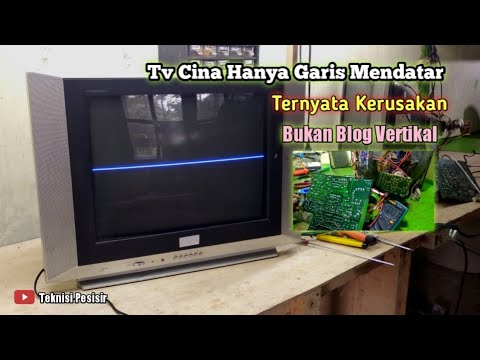 tv cina garis mendatar kerusakan bukan blog vertikal