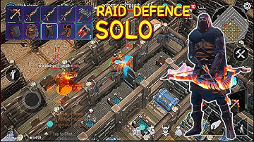 FROSTBORN | SOLO RAID DEFENCE ! Frostborn: Co Op Survival