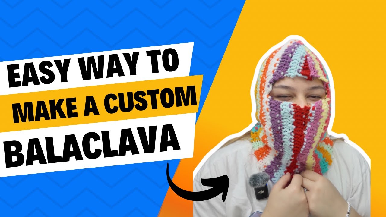 I made a custom Balaclava Ski Mask from a Blanket