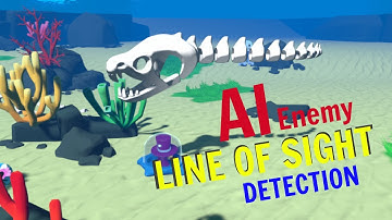 UNITY Enemy AI - Detecting player in front of enemy - part 1