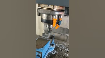 Taper surface finish by Ball nose tool #cnc #cncmachine #tapermilling #milling