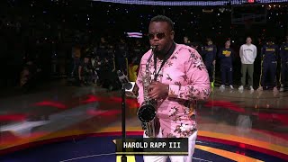 Harold Rapp III performs the U.S. National Anthem at 2023 NBA Finals Game 2 🇺🇸