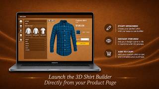 3D Shirt Designer App Storefront & Admin Integration | Shopify App | SolverCircle