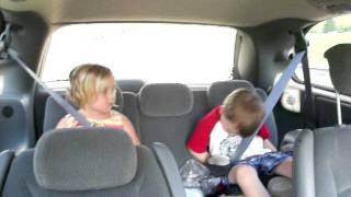 Kids Sleeping In The Car