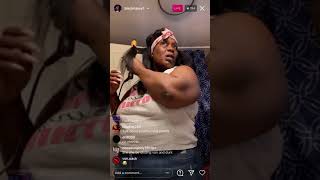 Fbg duck’s mom on ig live