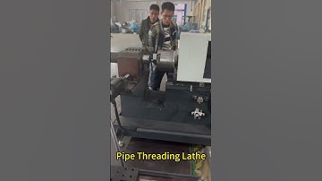 Pipe Threading Lathe #pipethreading #pipethread #machine