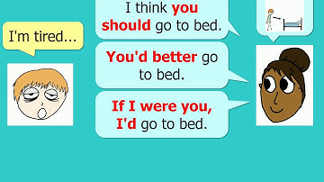 Giving Advice in English with Should and Shouldn