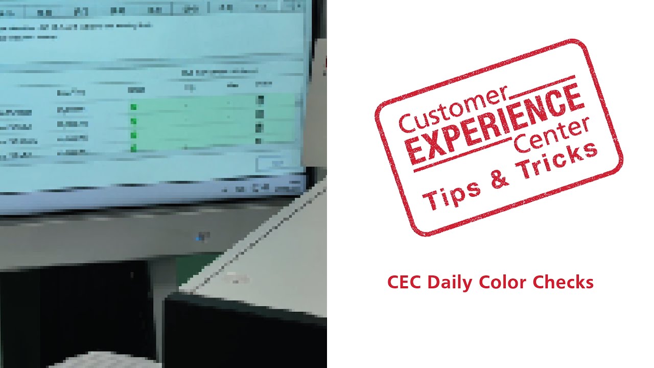 CEC Tips & Tricks 2025 Ep. 2 - CEC Daily Color Checks