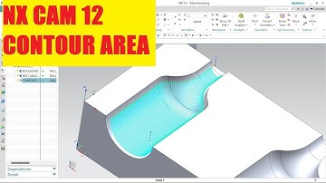 NX 12 TUTORIAL || NX CAM|| CONTOUR AREA|| BOTTLE MOLD MACHINING|| 3 AXIS MILLING|| CAM
