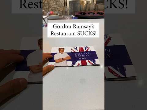Here Why Gordon Ramsay's Restaurant Sucks