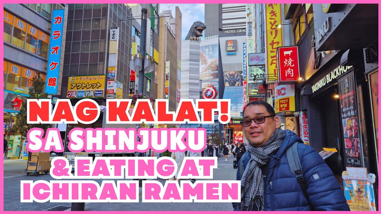Grabe Tinulak ako dito. FIrst time in Tokyo Kabukicho Shinjuku