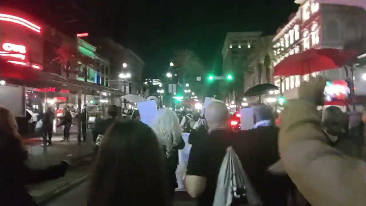 DomCon Second Line down Canal in New Orleans YouTube