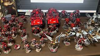 Warhammer 40K 11th edition - Blood Angels - Golden Host/Encarmine Speartip - Disruption Army Show