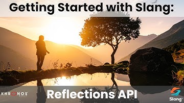 Getting Started with Slang: Reflections API