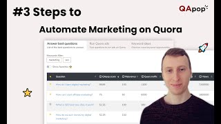 How to Leverage Quora Marketing in 3 Steps 🔥