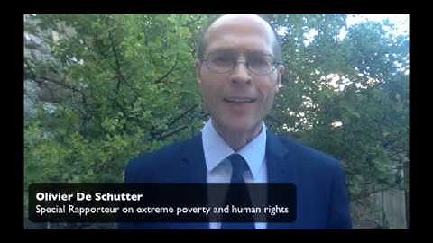 Olivier De Schutter on social and environmental justice for all