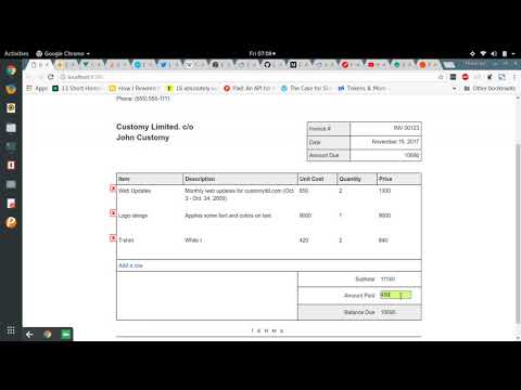 Vue js invoice