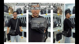 MG Review: Coach Warner Crossbody Bag - CW218 (Silver/Black)