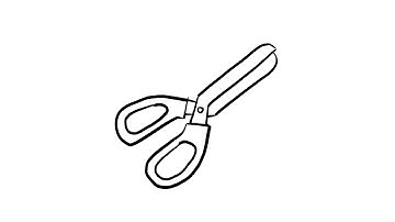 How to Draw a Simple Pair of Scissors | Step-by-Step Lesson