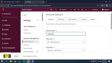 How To Change Hubspot Account Name