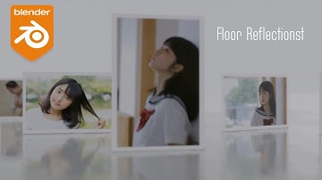 AE 「blender 3」How to make a slideshow in Blender Eevee | Floor Reflections