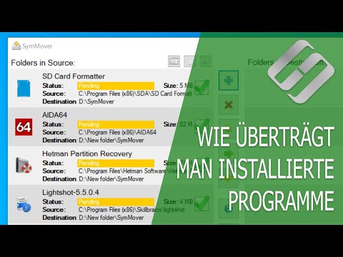 Video: So Kopieren Sie Ein Installiertes Programm