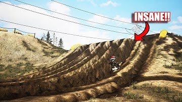 MAX ERODE IN 100 DEGREE WEATHER CREATED THE DEEPEST RUTS YET!? (MXBIKES)