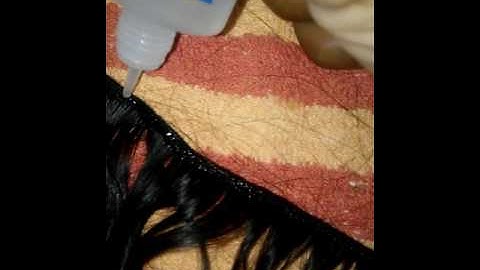 DIY: How to seal your wefts| Using Dritz Fray Check