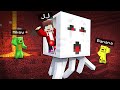 JJ are TROLLING Friends by Hiding inside of Mobs in Minecraft Maizen!