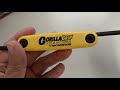 TOOLS BONDHUS CROILLA GRIP ENGLISH FOLD UP HEX TOOLS SET