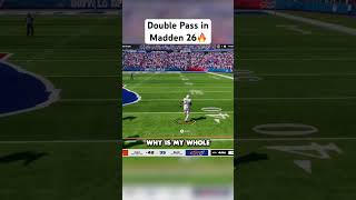 Double Pass in Madden 26🔥 #madden26 #madden #thegoosetv #fyp #gaming