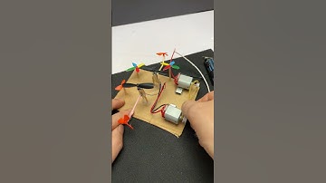 New power transfer project - science experiment project - Dc motor #dcmotor #tech #project #shorts