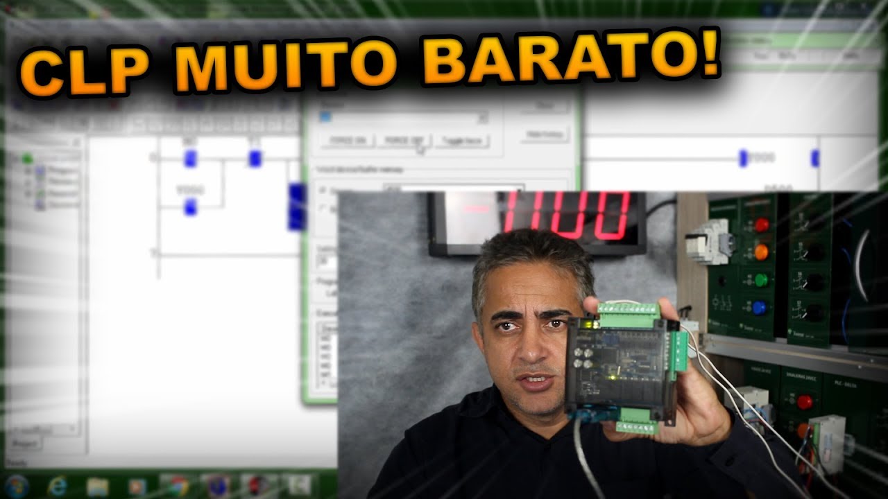 Como Programar CLP da China Extremamente Barato! Automação de Baixo Custo!