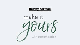 Customise your Sofa with Harvey Norman