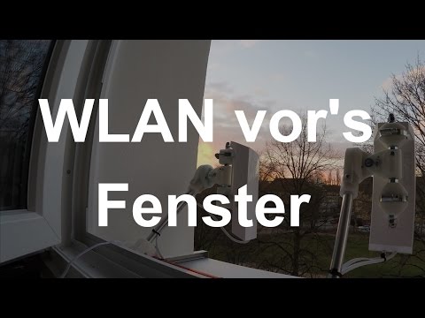 Halterung bauen: WLAN gehört nach draußen