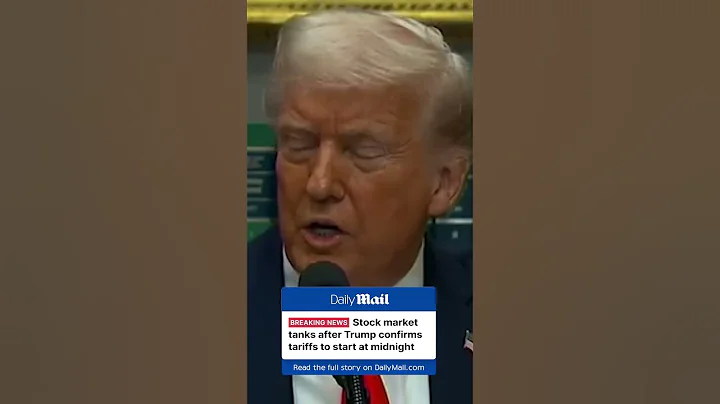 Stock market tanks after Trump confirms tariffs