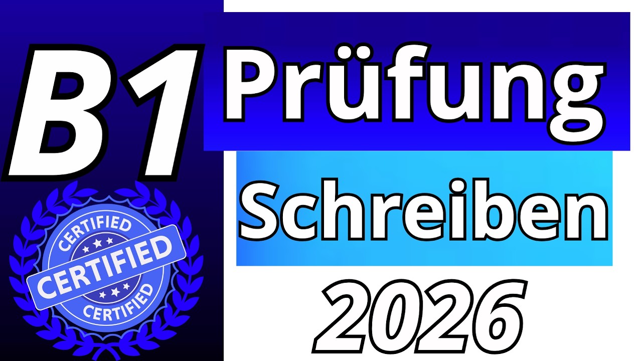 Prüfung B1 Brief schreiben - DTZ G.A.S.T B1 Brief schreiben 2026